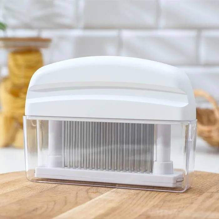 фото Тендерайзер для мяса/рыхлитель - молоток для отбивания мяса, белый