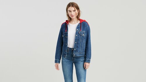 Джинсовая куртка  Levis, размер XL, синий