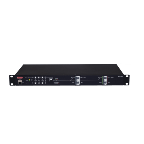 ELEMY RACK ATS-1203/32/T/E/DO, 1U, 220B, 32A, Ethernet, Digital Output, in (2) HW, out (2) HW elemy ats 1u 220b 16a индикация oled дисплей мониторинг web snmp modbus tcp вход 2 c20 выход 1 c19 9 c13