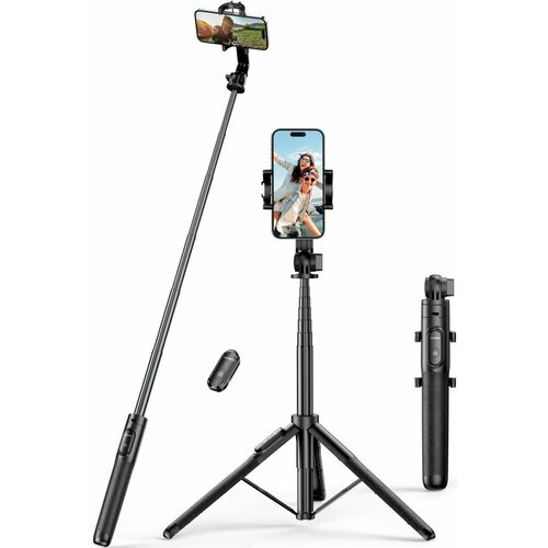 фото Штатив ugreen lp586 selfie stick tripod, черный