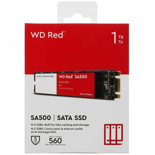 SSD накопитель WD Red SA500 1Тб, M.2 2280, SATA III - фото №17