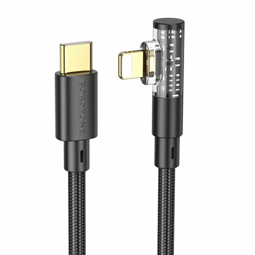 Кабель 8 pin - Type-C Borofone BU39 Rio Discovery Edition, 1.2м, PD 27Вт, цвет: чёрный кабель type c apple lightning borofone bx56 delightful pd 100 см черный 1 шт