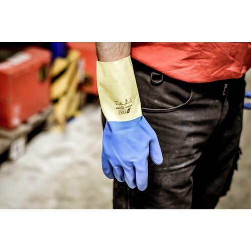 Хозяйственные перчатки NITRAS, артикул 3470, неопрен-латекс