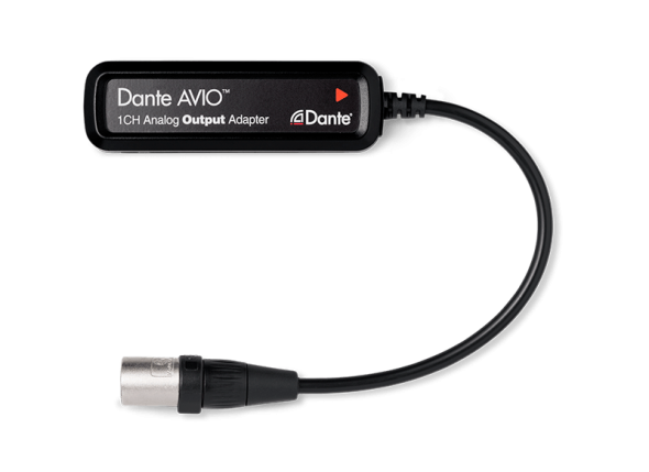 Audinate ADP-DAO-AU-0X2 - Dante AVIO Analog Output 0x2 адаптер для подключения к аудиосети Dante, 2 аналоговых линейных выхода