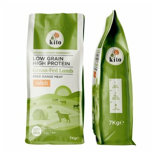 Kito Adult Dog Food Grass-Fed Lamb - Для взрослых собак с ягненком свободного выпаса - 7 кг