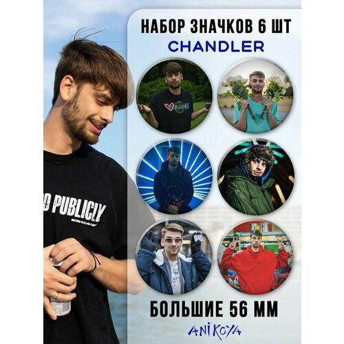 фото Значки на рюкзак мистер бист чендлер anikoya