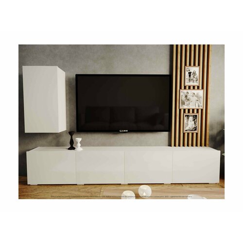 Гостиная Лия-3 с пеналом БелыйБелый глянец 27687₽