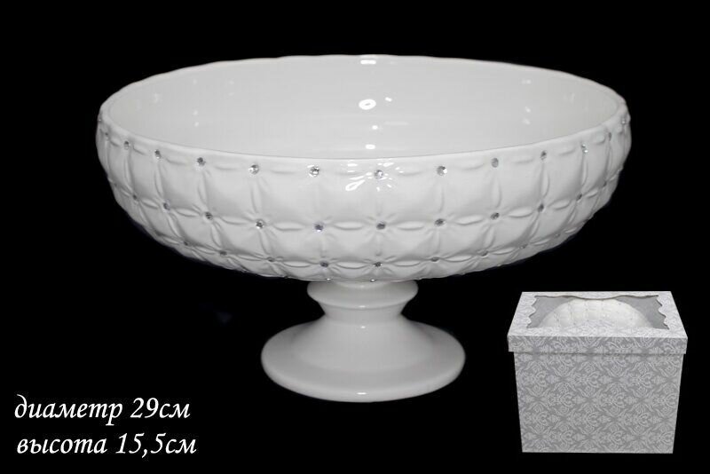 фото Фруктовница Lenardi Северное сияние 29см, керамика