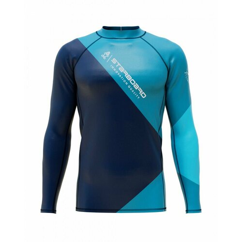 Мужская лайкра для серфинга, сап серфинга Starboard Mens Long Sleeve Lycra Teal, голубой, размер S