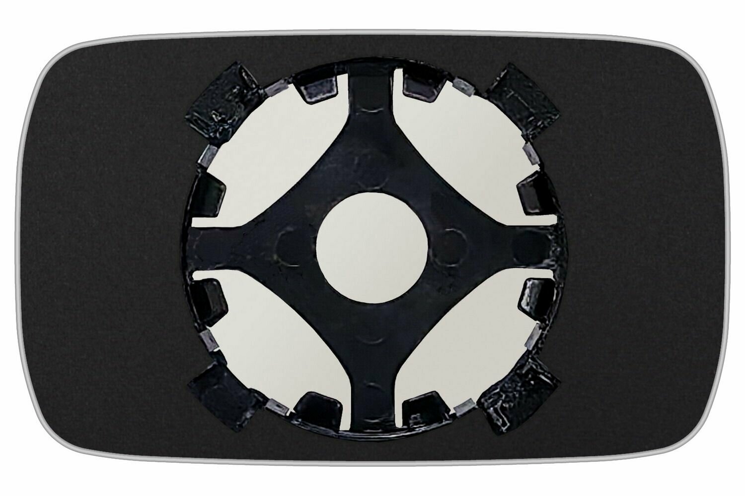 Элемент зеркала BMW 5 E34 c 1992 по 1995 левоправый сферический голубой без обогрева 99349235