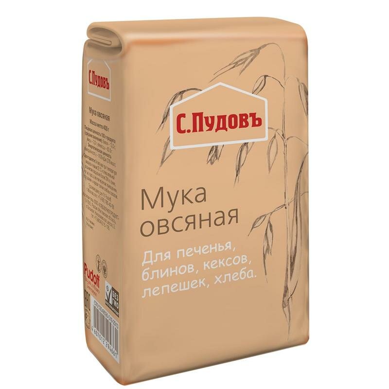 Мука С.Пудовъ Овсяная 400г Хлебзернопродукт - фото №16