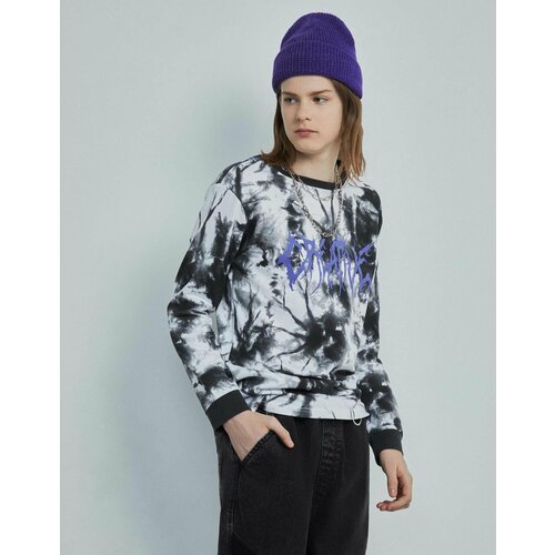 фото Лонгслив gloria jeans, размер 10-12л/146-152, белый, мультиколор