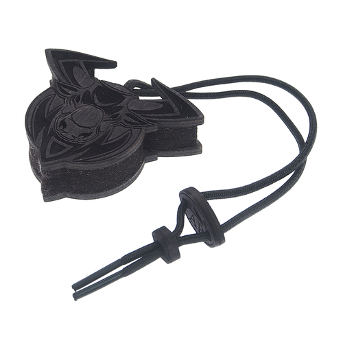 Подвеска ароматная «Бык» в крафтовой упаковке черная AROMA BAR