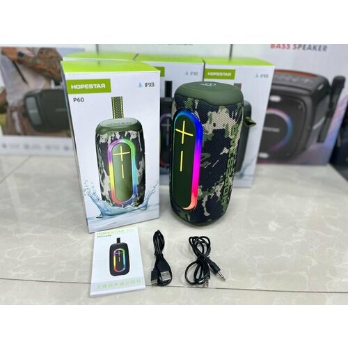 Беспроводная колонка HOPESTAR P60 камуфляж зеленый 496000₽