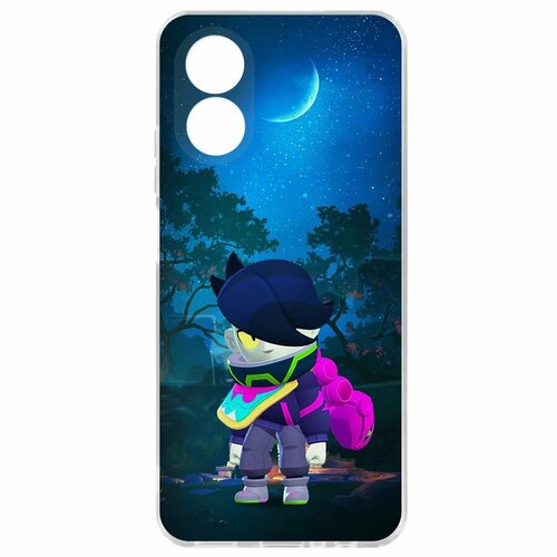 Чехол-накладка Krutoff Clear Case Brawl Stars-Орочи Эдгар для Oppo A18 чехол накладка krutoff soft case brawl stars эдгар для oppo a18 черный