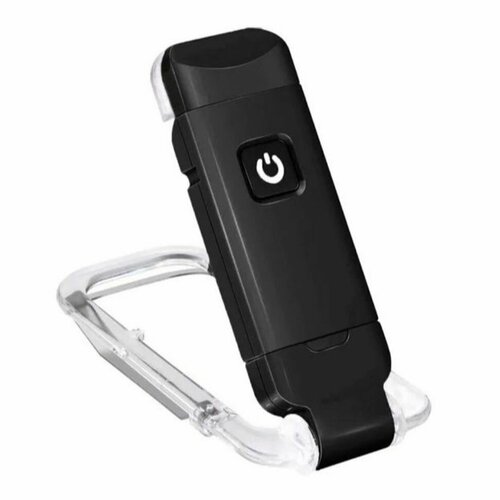 Мини карманный светильник USB поворотный с 3 режимами света черный 799₽