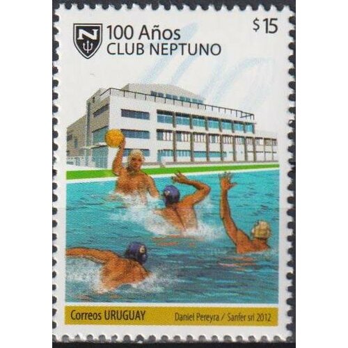Почтовые марки Уругвай 2012г. 100 лет Клубу Нептуно Спорт, Водное поло MNH