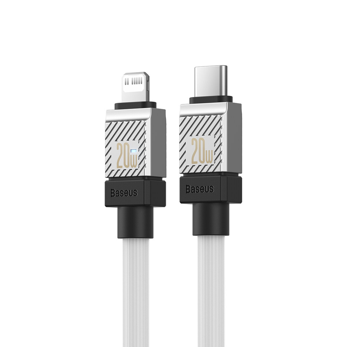 Кабель для передачи данных / быстрой зарядки/Baseus High Density Braided Fast Charging Data Cable Type-C to iP PD 20W 1m White