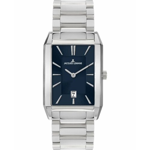 фото Наручные часы jacques lemans 1-2159l, синий, серебряный