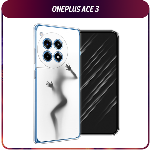 Силиконовый чехол на OnePlus Ace 3/12R / Ван Плас Асе 3/12R Девушка в душе силиконовый чехол на oneplus ace 3 12r ван плас асе 3 12r черно белый узор