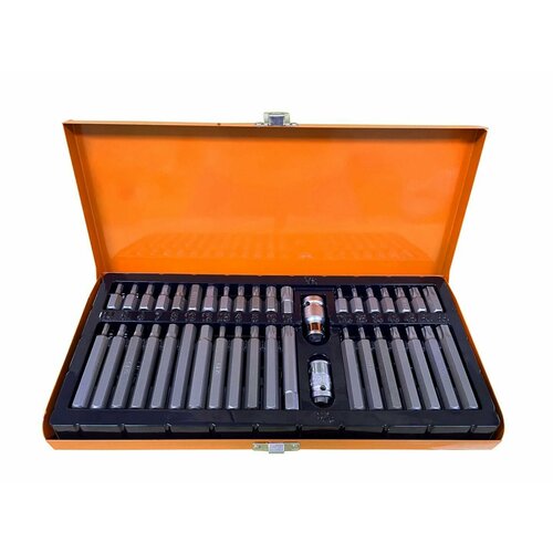 Набор бит Maxpiler (40 бит, металлический кейс) MBS-40 6pcs 1 4inch drive hex socket bit set screwdriver bits hand tools torx bit socket h3 h4 h5 h6 h7 h8