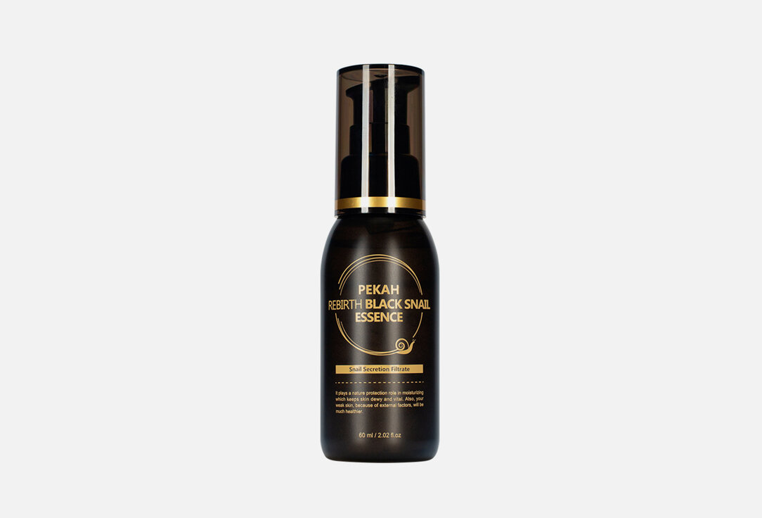 Эссенция с муцином черной улитки Pekah, Rebirth Black Snail Essence 60мл