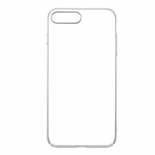 Пластиковый чехол с чёрной рамкой для iPhone 7 Plus/8 Plus прозрачный