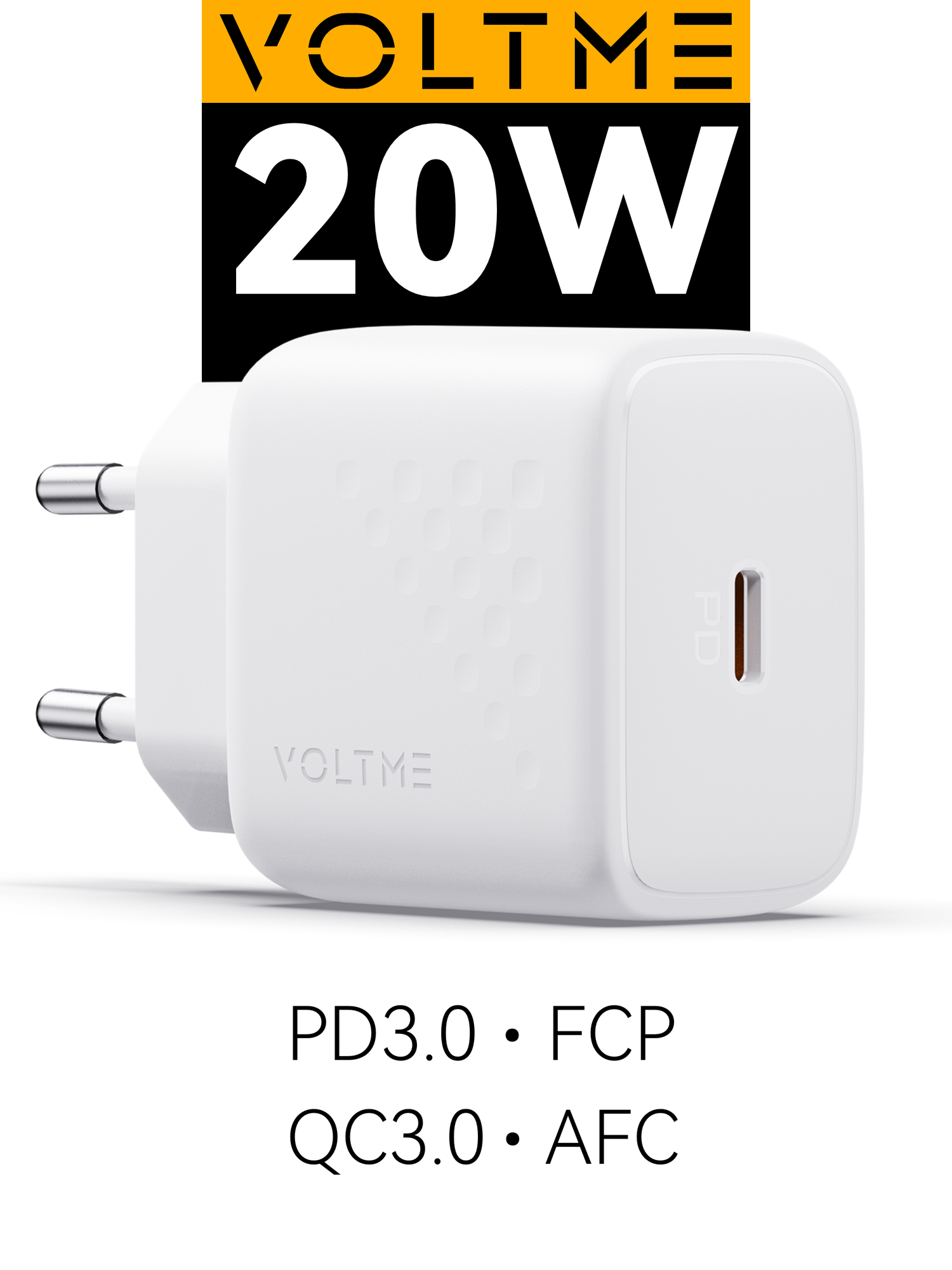 фото Зарядное устройство VOLTME Revo 20C / 20 Вт W / Блок питания USB Type C