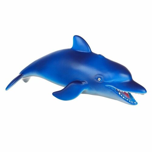 Резиновая игрушка для ванны «Дельфин», 24 см, с пищалкой, Крошка Я (комплект из 6 шт)