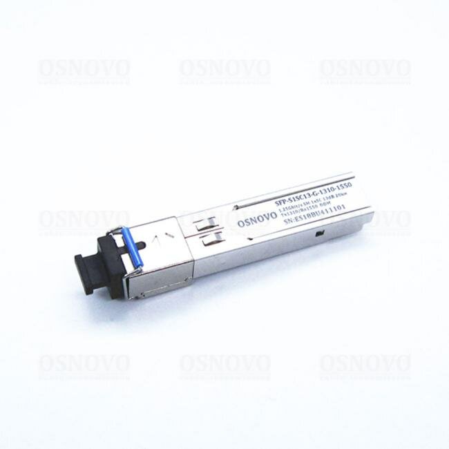 Модуль SFP (mini-GBIC) Osnovo SFP-S1SC13-G-1310-1550