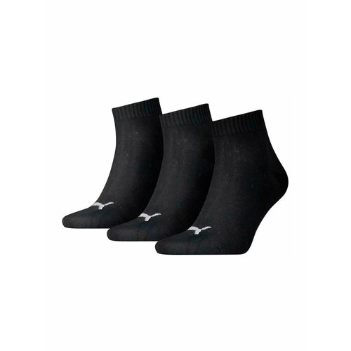 Носки PUMA, 3 пары, размер 35-38, черный
