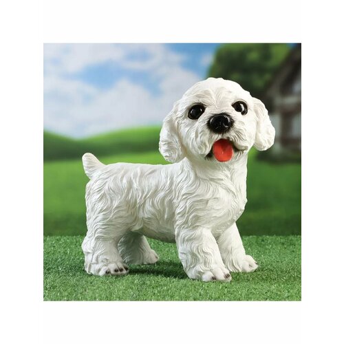 Садовая фигура Терьер белый 22х13х22см 1873₽