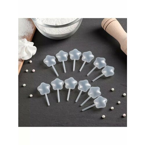 Набор пипеток для соуса 12 шт Звезда 25х15x5 см 482₽