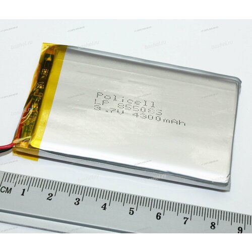Аккумулятор Policell LP855085-PCM 37V 4300mAh Li-Pol с платой защиты электротовар 4998₽