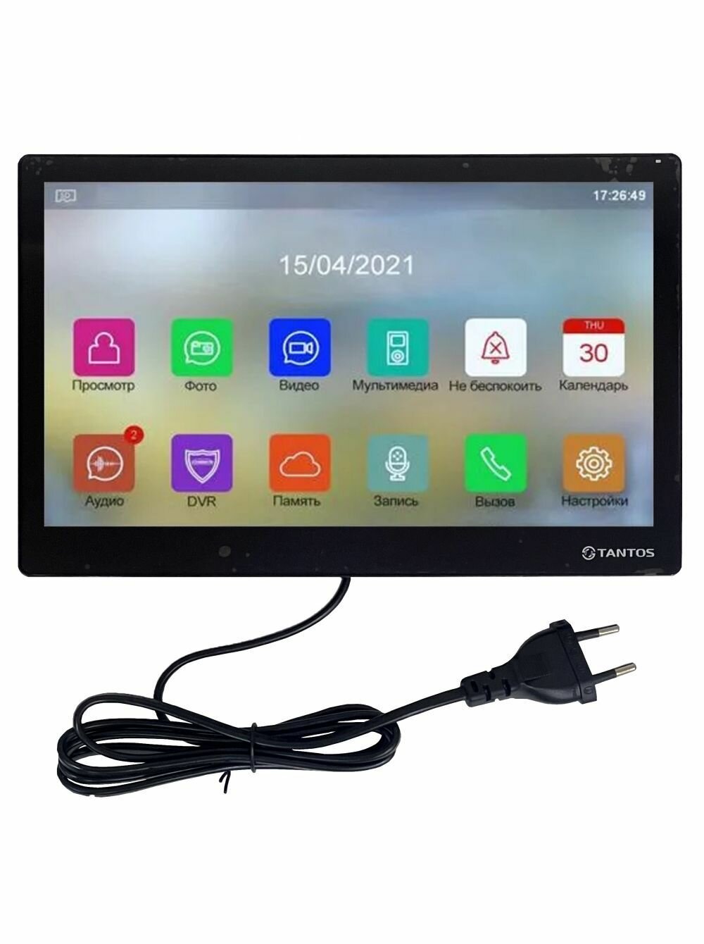 фото Tantos Stark HD SE (Black) VZ адаптированный монитор для координатных многоквартирных систем