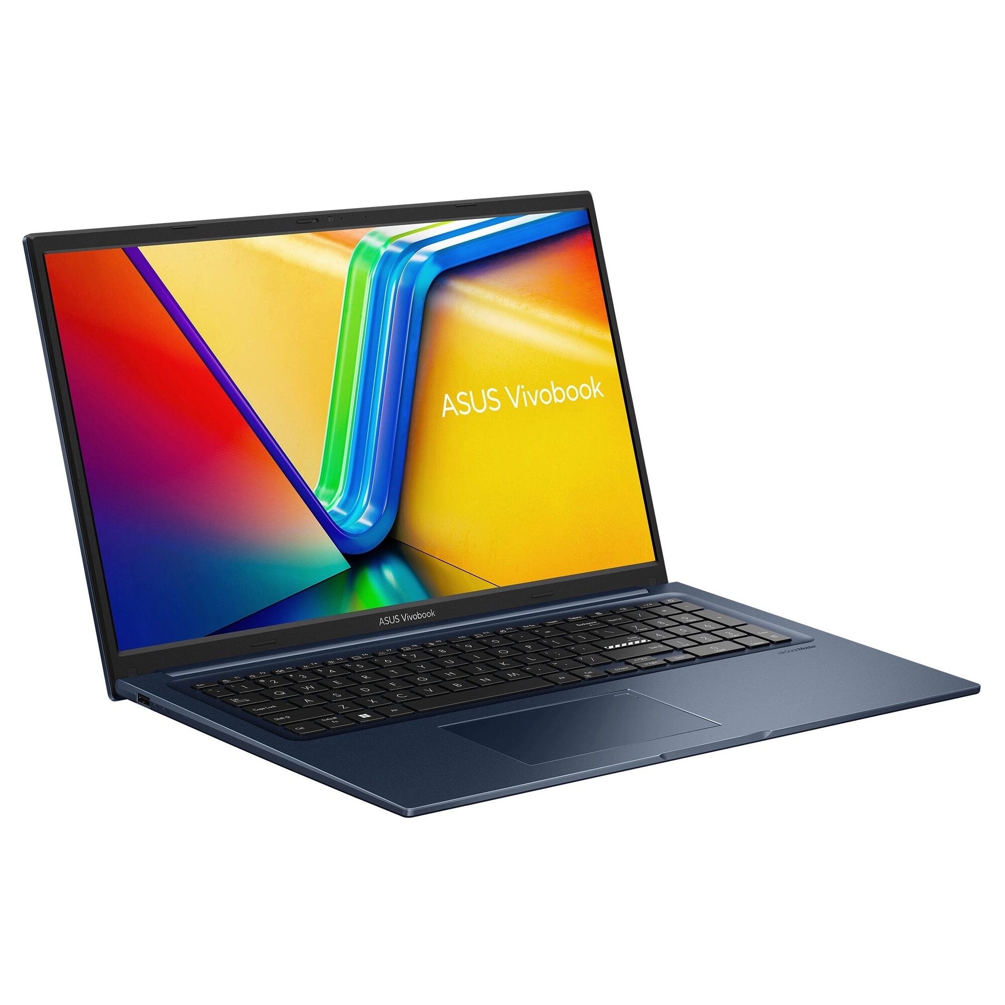 Ноутбук Asus VivoBook X1704ZA-AU341, 17.3", IPS, Intel Pentium Gold 8505, DDR4 8ГБ, SSD 512ГБ, Intel UHD Graphics, синий (90nb10f2-m00dd0)