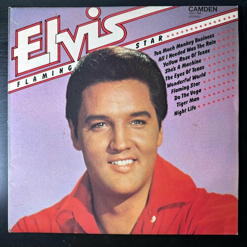 Виниловая пластинка Elvis - Flaming Star (Англия 1980г.)