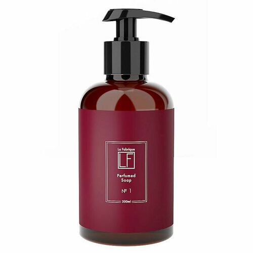 Мыло для рук La Fabrique табак и вишня объём 300мл, - 1шт