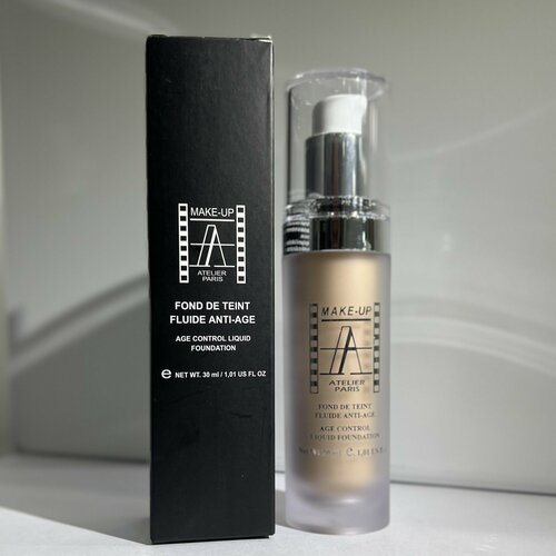 Тон-флюид AFL1B антивозрастной Make-up Atelier Paris, бледно-бежевый