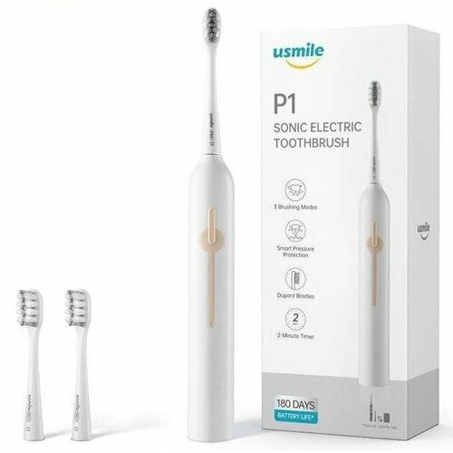 Электрическая зубная щетка SONIC P1 WHITE 80250029 USMILE 398500₽