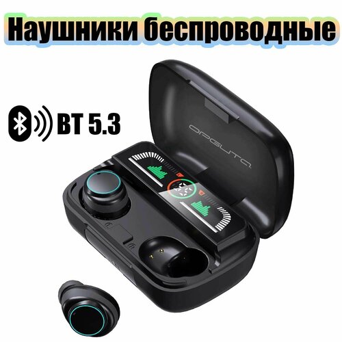 Наушники беспроводные Bluetooth с микрофоном в кейсе Орбита OT-ERB51 520₽
