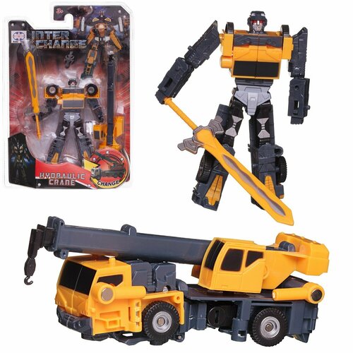 Машина-трансформер InterChange Helraulic Crane трансформация в машинку-кран 10788кран 554₽