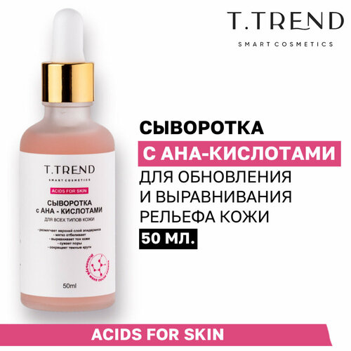 Сыворотка для лица Ttrend с AHA-кислотами, 50 мл