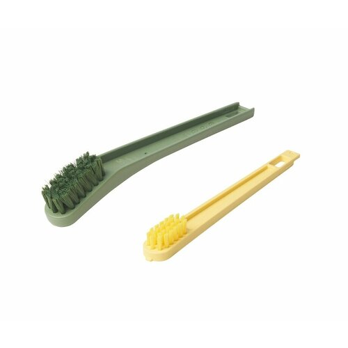 Пепприг набор щеток для обуви 2 шт зеленыйжелтый 790₽