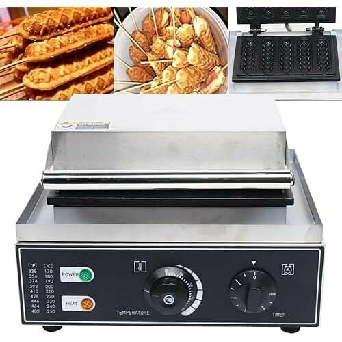 Противень для вафель HarBin-Star вафельница из нержавеющей стали мощностью 1500 Вт электрическая вафельница профессиональная вафельница кукурузная сосиска антипригарная пластина вафельница 3291300₽