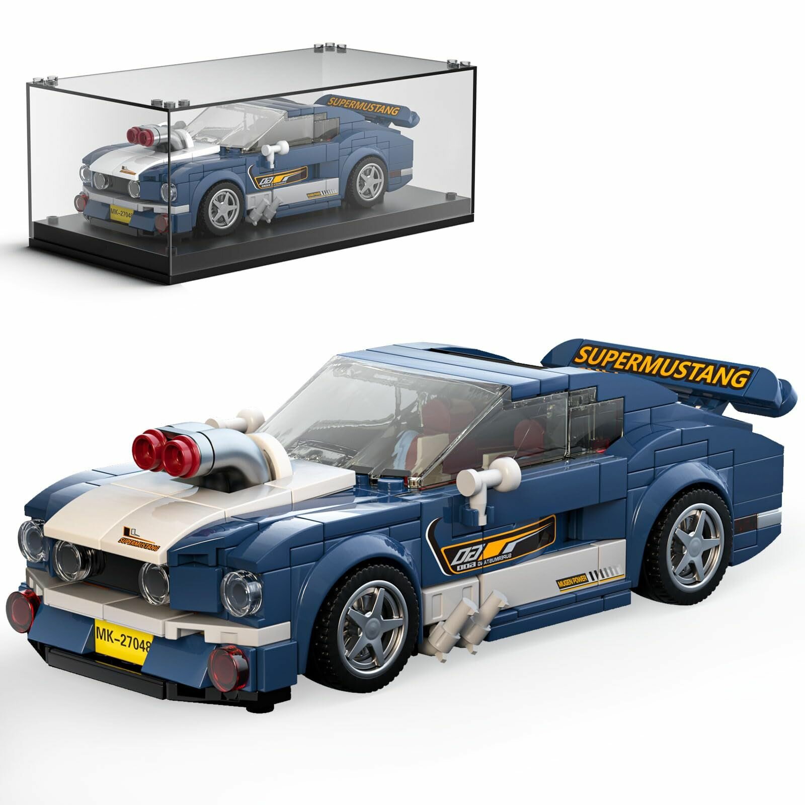 Конструктор Mould King 27048 Мини-модель Mustang 1967,376деталей