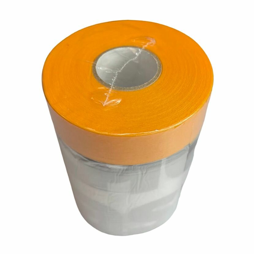 Плёнка укрывная защитная с малярной лентой SHEETROCK 55 см х 33 м, 7 мкр, 100C, УФ 30 дней