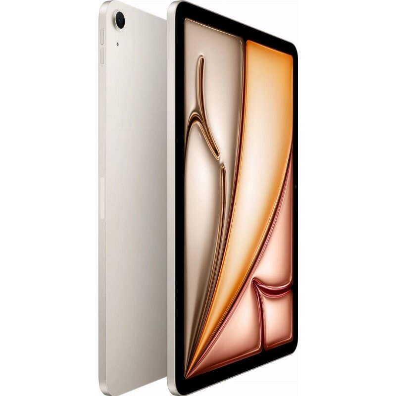 Планшет Apple iPad Air 11 2024 M2, 128 ГБ, Wi-Fi, iPadOS, Starlight, сияющая звезда — фото 1