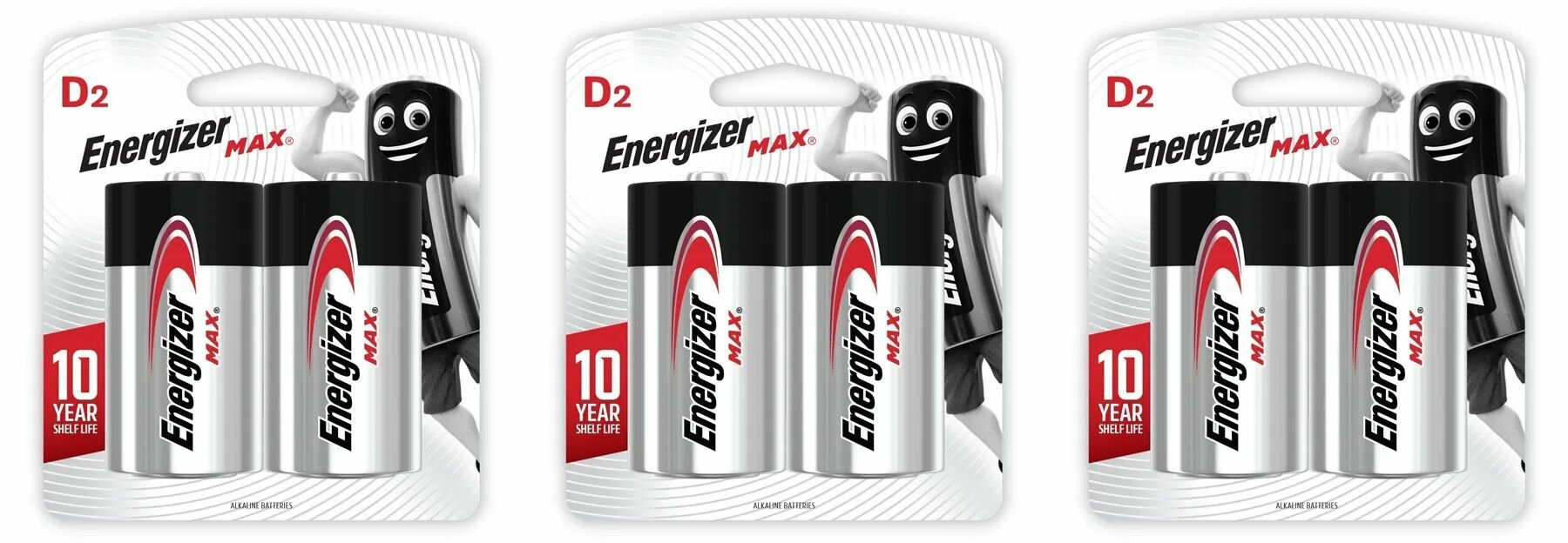 Батарейка Energizer Max D / LR20 1BL-2 2шт. х 3шт.