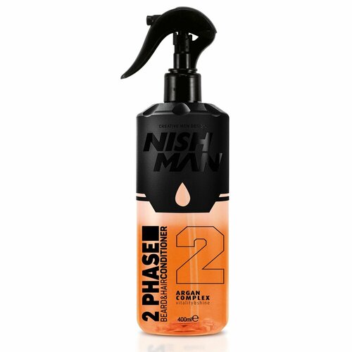 Двухфазный кондиционер для волос и бороды NISHMAN 2 ARGAN 400мл 2327₽